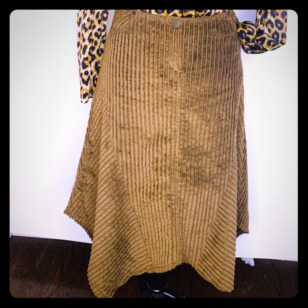 Wide Wale Corduroy Skirt